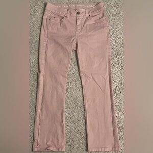 RAFAELLA pink slimming straight leg stretchy jeans pants 4 small s